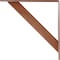Ekena Millwork Traditional Steel Bracket, Hammered Copper 2"W x 18"D x 18"H BKTM02X18X18TRHCO - alternate 5